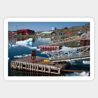 The Jetty Narsaq Greenland Sticker